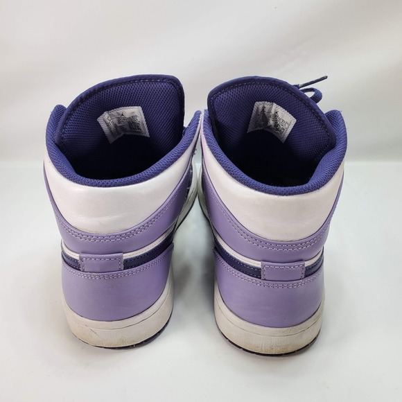 Nike Air Jordan 1 Mid Sky J Purple Men Sz 8 Basketball Sneakers DQ8426-515 - Picture 5 of 8